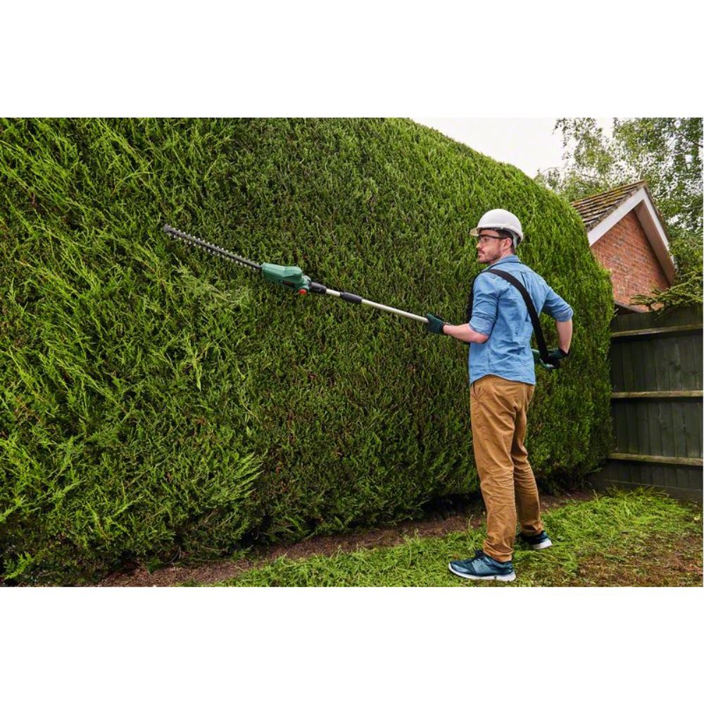 bosch cordless telescopic hedge trimmer universalhedgepole 18 with battery