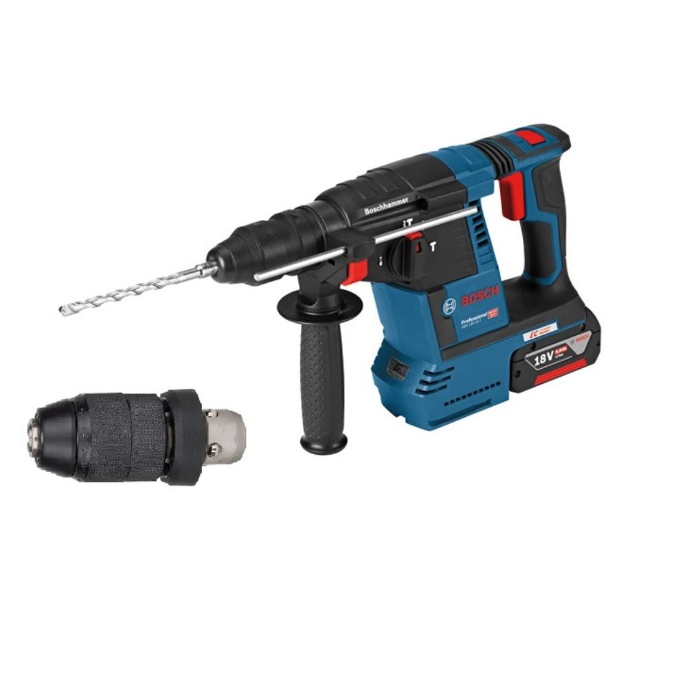 Bosch Akku Bohrhammer Gbh 18 V 26 F Mit 2x 5 0 Ah Akkul Boxx Ebay