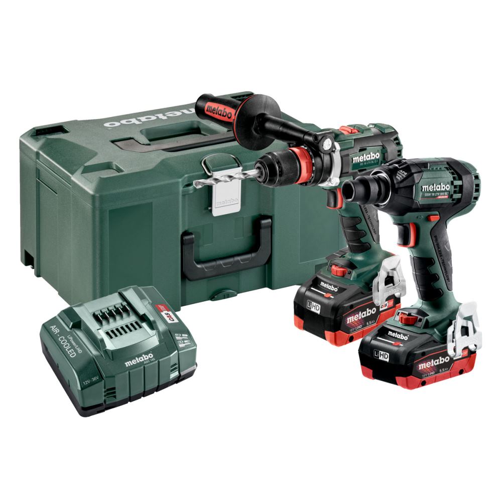 Аккумуляторный инструмент. Metabo Combo Set. Реноватор Metabo MT 18 LTX Compact 2.0Ah x2 METALOC Set. Аккумуляторный винтоверт Metabo BS 18 LTX BL I t03901. Ударная аккумуляторная дрель-шуруповерт Metabo BS 18 LTX BL quick 5.2Ah x2 Case 90 н·м.