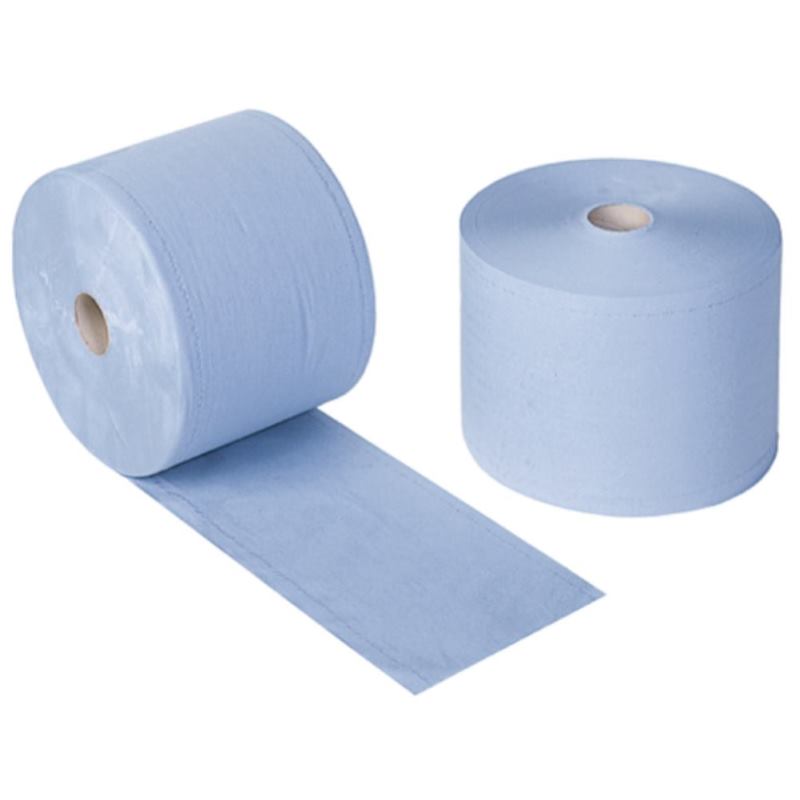 Hausmarke Papier Wischtucher Blau Auf Rolle 38 X Ca 24 Cm Svh24 De