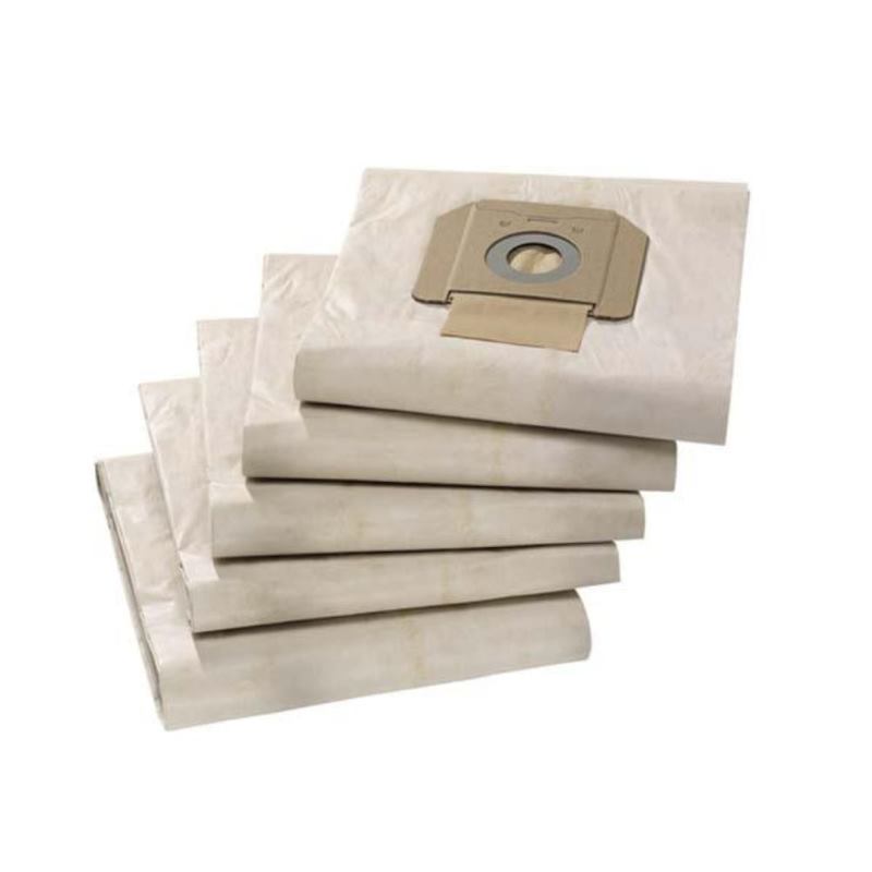 Kärcher Papier-Filterbeutel 5 Stück für NT Nass & Trockensauger 